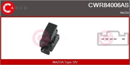 Bryter vindusheis CASCO CWR84006AS
