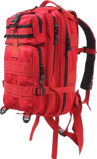 Rothco transportryggsekk m. MOLLE 25L Rød