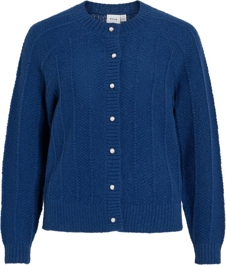 Vila Vituli O Neck L/S Knit Cardigan/Pb Navy XXL