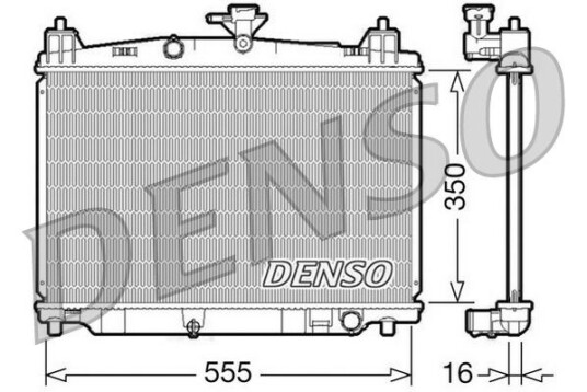 Radiator DENSO DRM44016 Radiator DENSO DRM44016