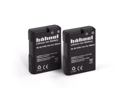 Hähnel batteripakke Nikon HL-EL14 / 14a Twin Pack Hähnel batteripakke Nikon HL-EL14 / 14a Twin Pack