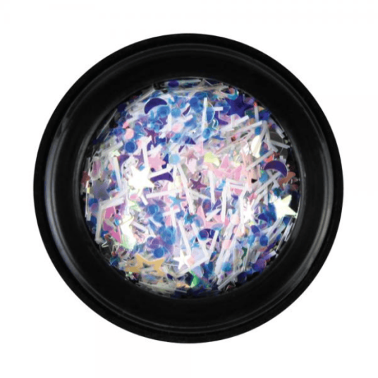 Brillbird Norge Nail Art Mix Stars 2 Blue