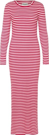 Lollys Laundry Christinell Maxi Dress Ls   Red   M