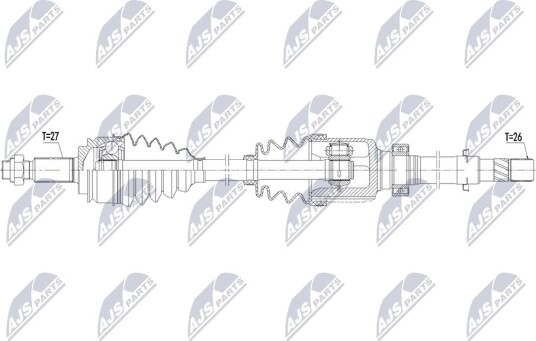 NTY NPW RE 242 Drivaksel NTY NPW RE 242 Drivaksel