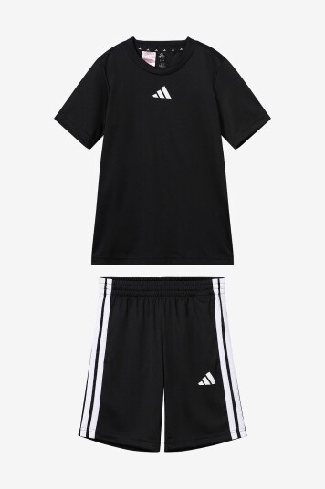 adidas Sport Performance Treningssett J Tr Es 3S Set Svart adidas Sport Performance Treningssett J Tr Es 3S Set Svart