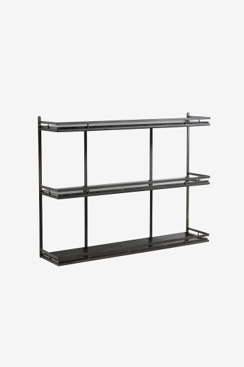 AM.PM Hylle med 3 hyller av svart marmor Janita Svart AM.PM Hylle med 3 hyller av svart marmor Janita Svart