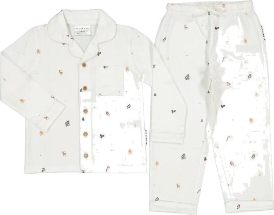 Geggamoja Two Piece Shirt Pyjamas HOLIDAY ICONS 98/104