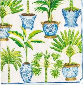 Potted Palms servietter 20 pakning Potted Palms servietter 20 pakning