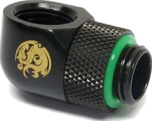 Bitspower G1/4" 90° Rotary Adapter Matte Black BP-MB90R Bitspower G1/4" 90° Rotary Adapter Matte Black BP-MB90R