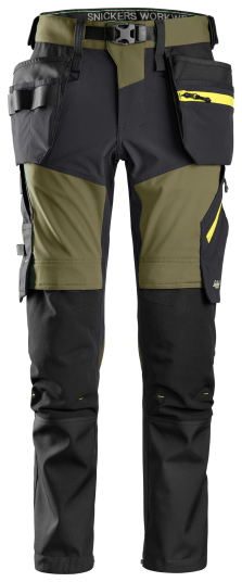 Snickers Workwear 6940 Arbeidsbukse grønn/grå 54, Klær