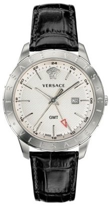 Versace Herreklokke VEBK00918 Univers Sølvfarget/Lær Ø43 mm