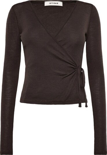 Ivy Oak Iofine Top DARK BROWN L