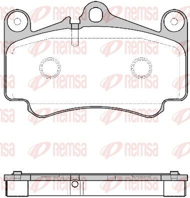 Bremseklosser REMSA 0981.00 Bremseklosser REMSA 0981.00