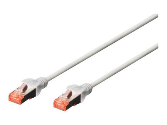 Digitus Professional Koblingskabel Rj-45 Hann Til Rj-45 Hann 15 M Sftp Pimf Cat 6 Ieee 802.3 Med Støvel Halogenfri Uten Hindringer Flertrådet Grå En Pakke 10