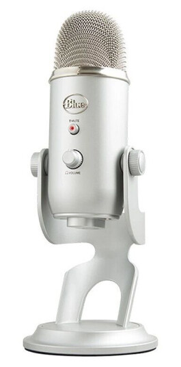 Blue Microphones Yeti USB Mikrofon Sølv Blue Microphones Yeti USB Mikrofon Sølv