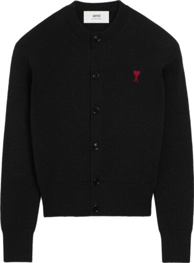 Ami Paris, Dame, Strikkevarer, Svart, XS,