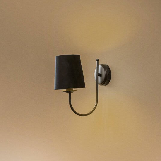 Euluna Bona vegglampe 1 lyskilde svart