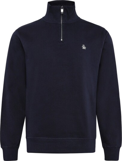 Original Penguin Org Flc Qtr Zip Stic Navy XL