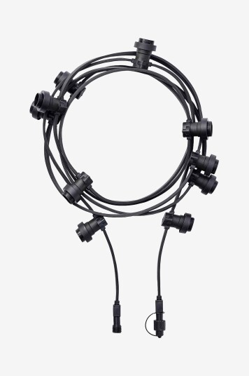 PR Home Bright light string 4,9 m Svart