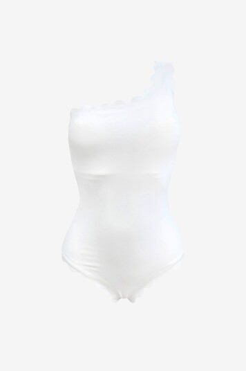 Kaanda Beach Life Badedrakt Oneshoulder Onepiece Hvit