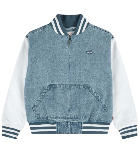 Levi"s Lvb Denim Bomber Jacket Blue 176 Levi"s Lvb Denim Bomber Jacket Blue 176