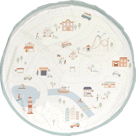 Play&Go Lekematte 140 cm 2-I-1 City Play&Go OneSize Lekematte