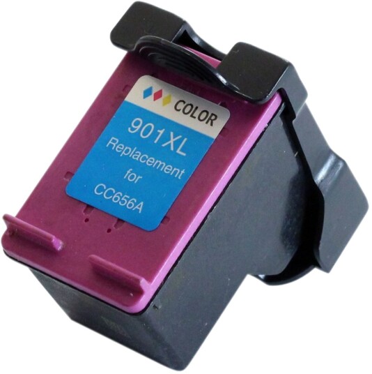 Kompatibel med 901 (CC656AE) Blekkpatron farge for HP