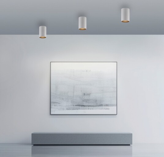Taklampe PURE Point dimmbar Hvit Bad Metall Moderne 9 Hvit
