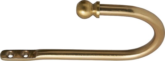 Ellos Home Ball gardinholder i metall 2 pk Gull