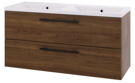 Linn Bad Ingrid D45cm Servantskap Mørk eik / 120cm Dobbel LB-110812D Linn Bad Ingrid D45cm Servantskap Mørk eik / 120cm Dobbel LB-110812D