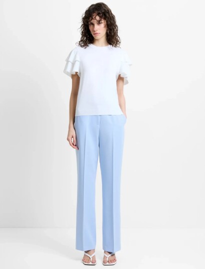 French Connection Sammie Straight Leg Trouser Blue 38