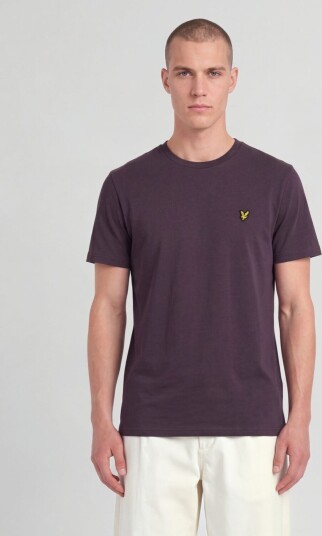 Lyle & Scott Plain T-Shirt Lilla S