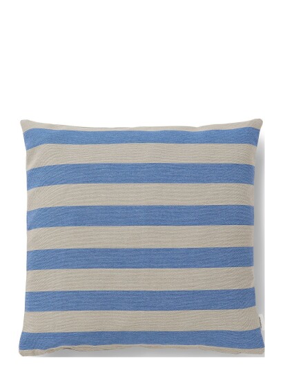 Compliments Outdoor Stripe Cushion Blue 45X45CM