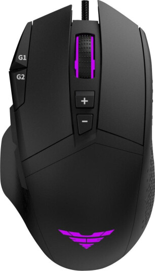 Preyon PFG27B Falcon Gamingmus 12400 DPI 9 knapper Svart Preyon PFG27B Falcon Gamingmus 12400 DPI 9 knapper Svart