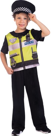 Riethmüller Politi med Vest Barn Kostyme Medium 9910147