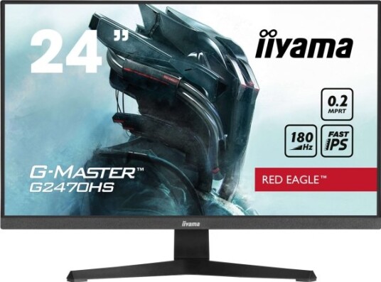 Iiyama G2470hs-B1 23,8 Tommer Rask Ips Fhd 180Hz 300Cd/M2 0,2Ms Hdmi Dp-Høyttalere Iiyama G2470hs-B1 23,8 Tommer Rask Ips Fhd 180Hz 300Cd/M2 0,2Ms Hdmi Dp-Høyttalere