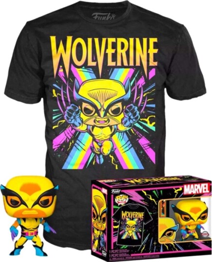 Northix Marvel Wolverine Black Light Figur 6 Tommer