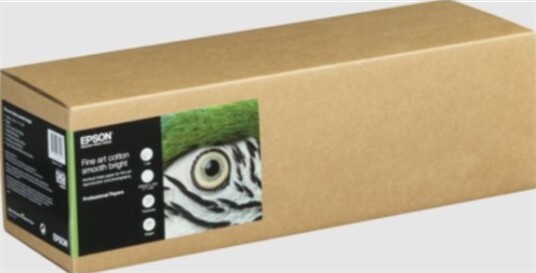 Epson Fine Art Ii Bomull Matt 490 Mikroner Jevn Klarhet Rull 43,2 Cm X 15 M 300 G/M² 1 RullEr Boks Klutepapir