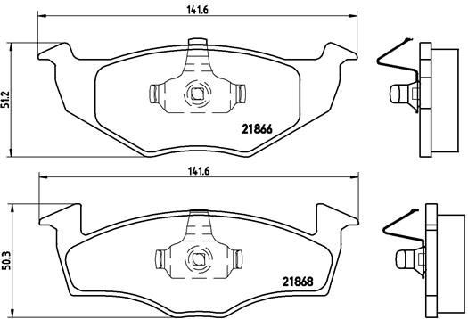 Bremseklosser BREMBO P 85 030