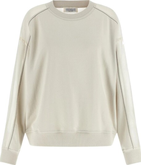 Brunello Cucinelli Dame Gensere & Hettegensere Beige XS,