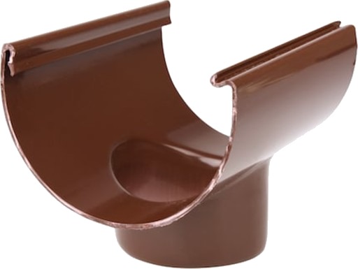 Plastmo tut, 12", Ø90mm, brun