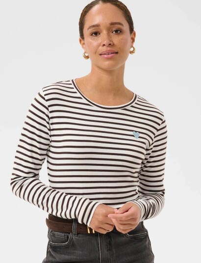 Kaffe Liddy T Shirt   White   L