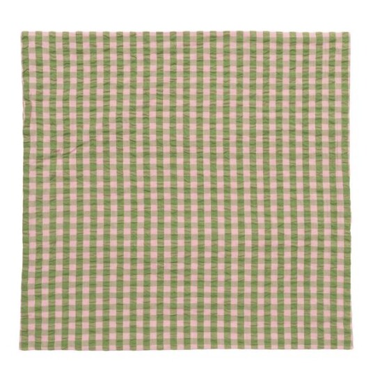 Juna - Bæk&Bølge putetrekk 63x60 cm grønn/soft pink