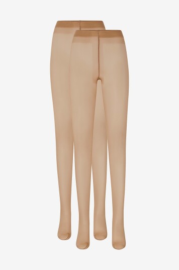 Swedish Stockings Strømpebukse Elin Premium Tights 20 den 2 pk Beige