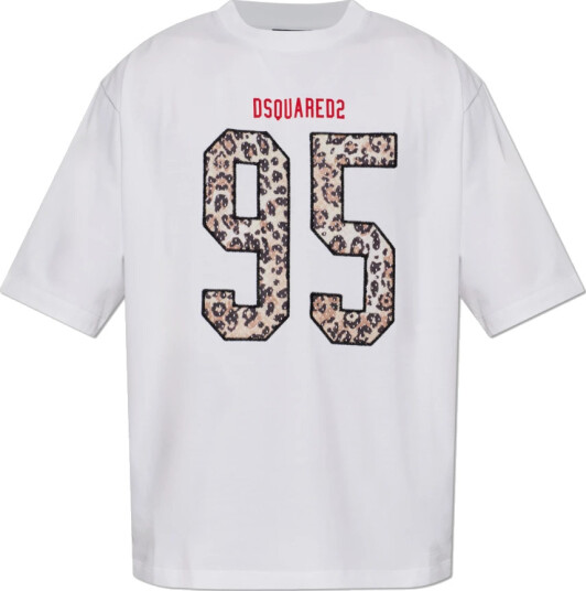 Dsquared2 Herre Topper Hvit 2XL, Dsquared2 Herre Topper Hvit 2XL,