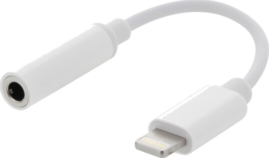 Epzi Lightning til 3,5 mm lydadapter Hvit 45 mm Epzi Lightning til 3,5 mm lydadapter Hvit 45 mm