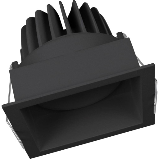 Ledvance Spot Square Dk Adj 8 W 3000 K Bk Indbygget Lysplade 1 PæreR  Led 3000 K 650 Lm Sort.