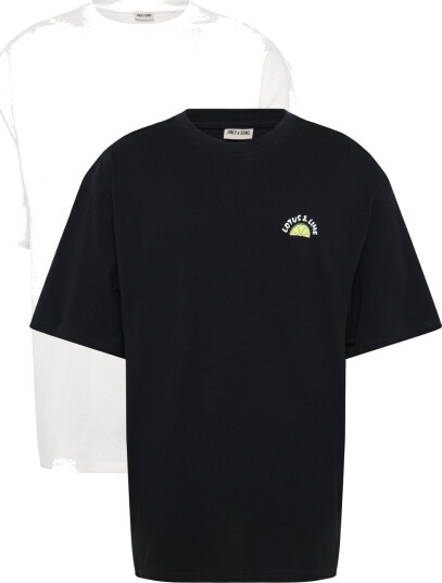 ONLY & SONS Onsfred Life Rlx Mix Tee 2 Pack Black L