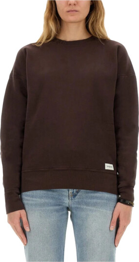 Saint Laurent Dame Gensere & Hettegensere Brun M,