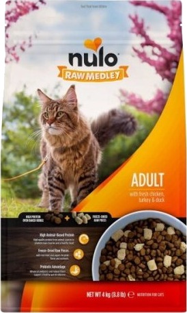 Nulo Cat Adult Raw Medley Fresh Chicken Turkey & Duck 2 kg
